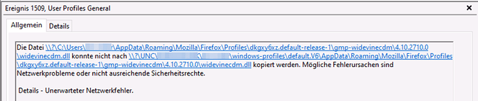 Netzwerkfehler