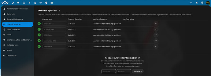 Picture1.2: User's (here teacher) view of his active shares