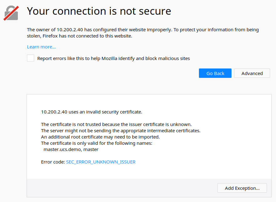 mozilla firefox for mac certificate error