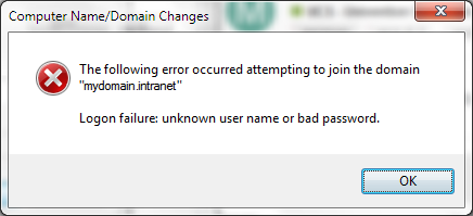 cannot join computer to domain view denied